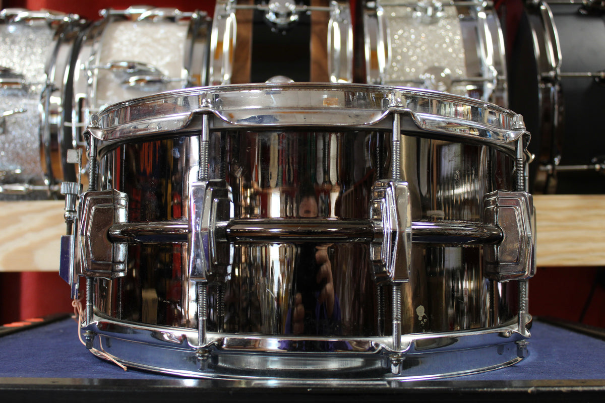 1970s Ludwig Black Beauty 6.5"x14" Snare Drum