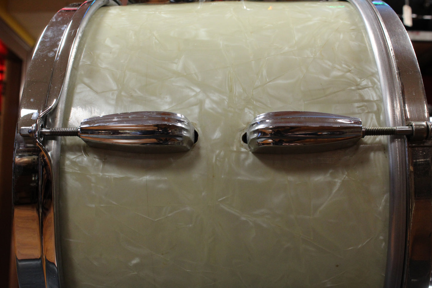 1940s Slingerland 9x13 Radio King Tom in White Marine Pearl