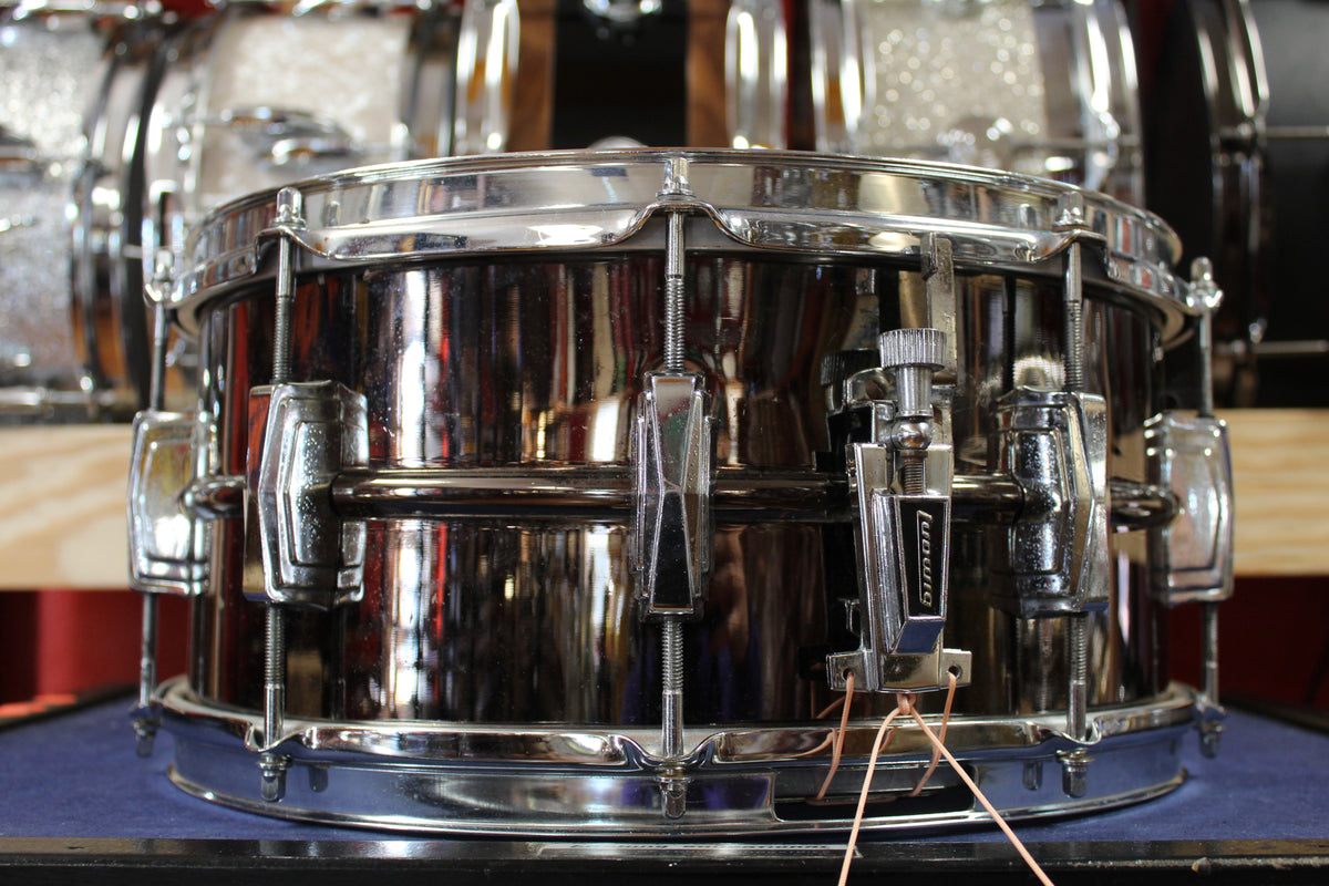 1970s Ludwig Black Beauty 6.5"x14" Snare Drum