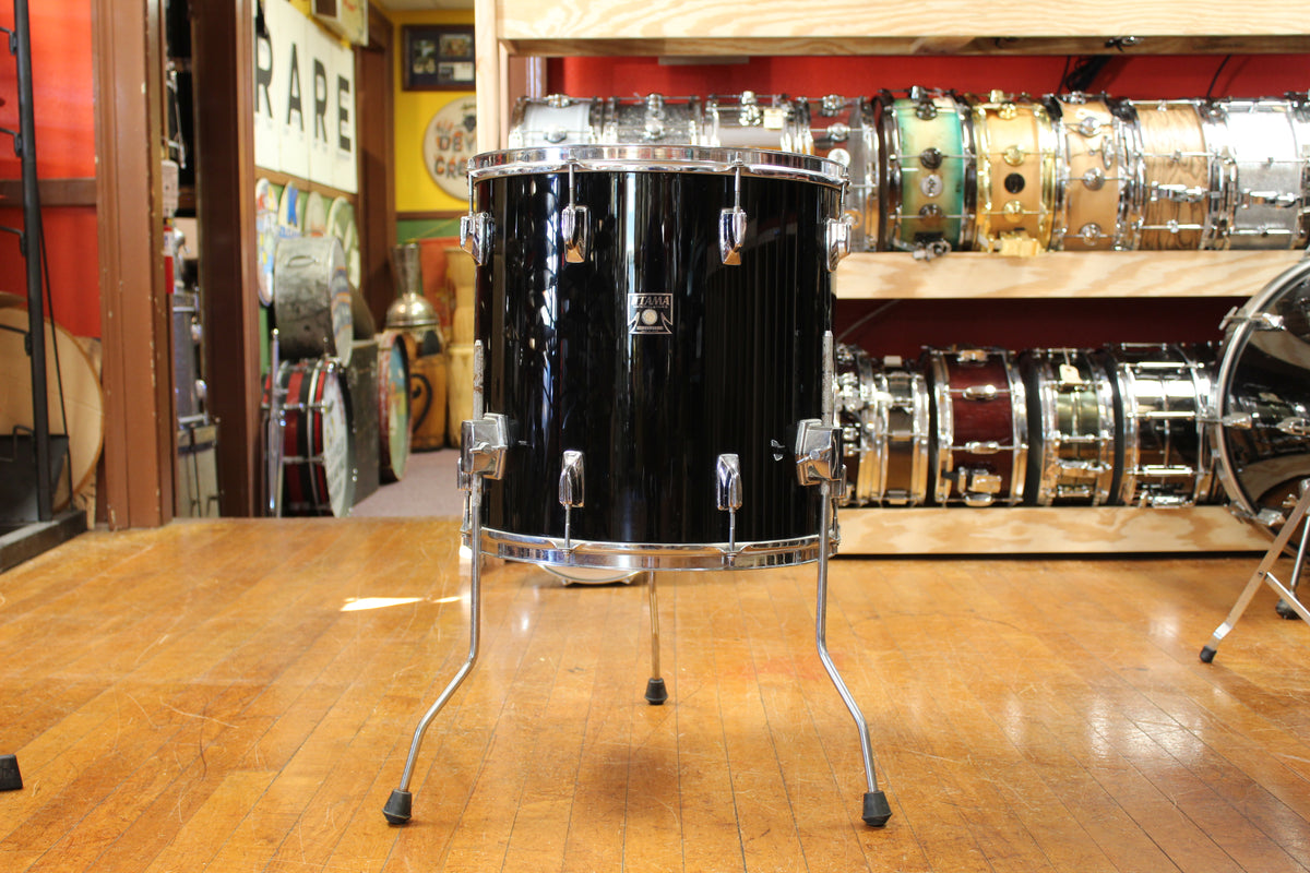 1980s Tama Imperialstar Outfit in Jet Black 16x24 12x13 16x16