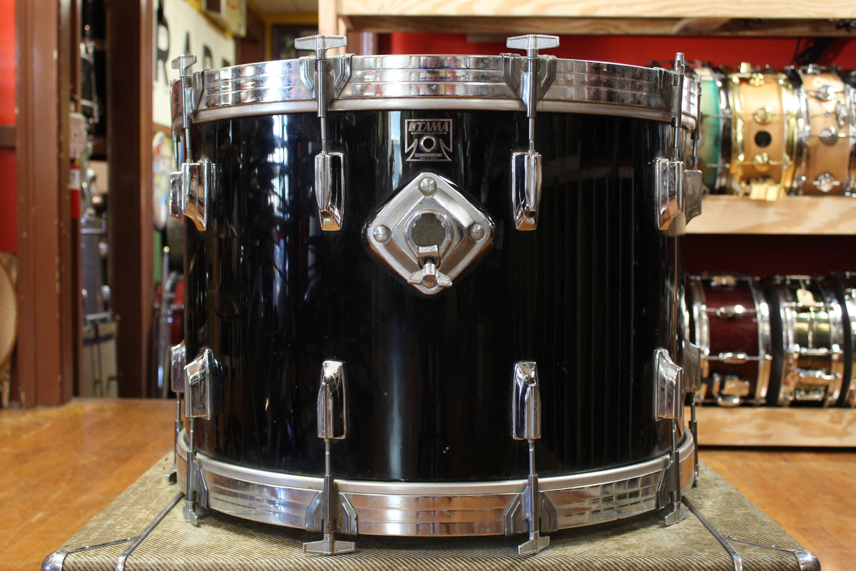 1980s Tama Imperialstar Outfit in Jet Black 16x24 12x13 16x16