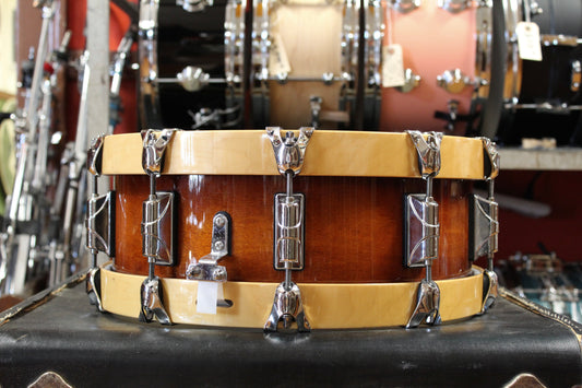 Taye 5.5x14 Studio Maple Snare Drum in Tobacco Burst