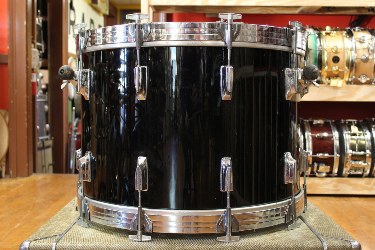 1980s Tama Imperialstar Outfit in Jet Black 16x24 12x13 16x16