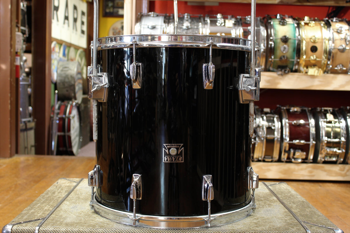 1980s Tama Imperialstar Outfit in Jet Black 16x24 12x13 16x16