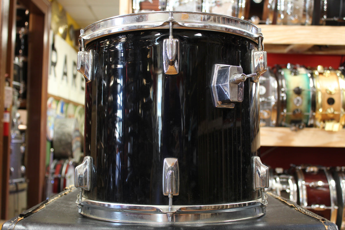 1980s Tama Imperialstar Outfit in Jet Black 16x24 12x13 16x16