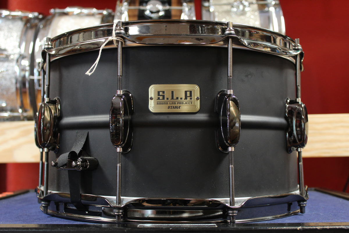 Tama 8x14 Sound Lab Project Big Black Steel Snare Drum