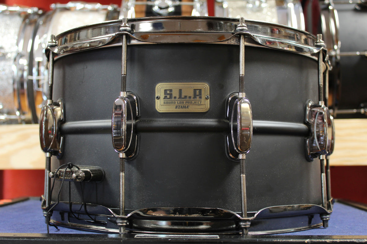 Tama 8x14 Sound Lab Project Big Black Steel Snare Drum