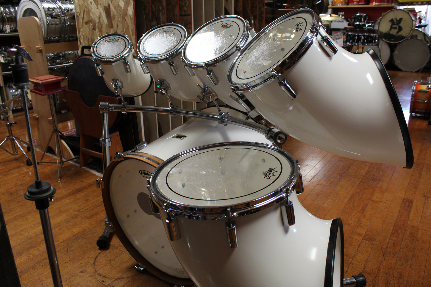 1970s North Drum Outfit in White 6-8-10-12-14-22