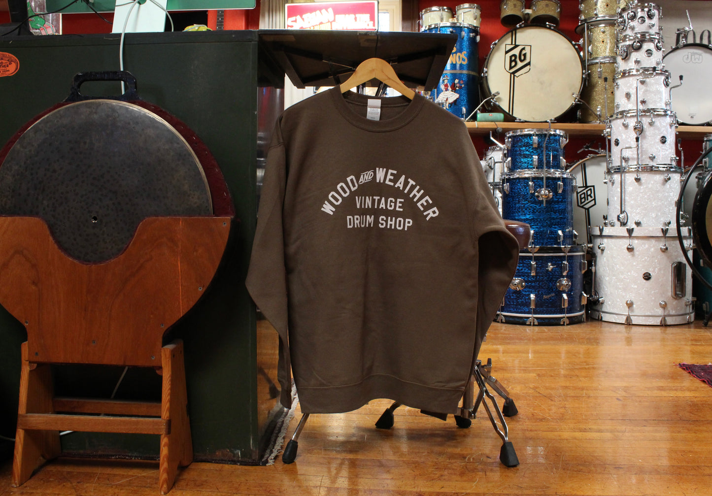 Vintage Drum Shop Crew Neck