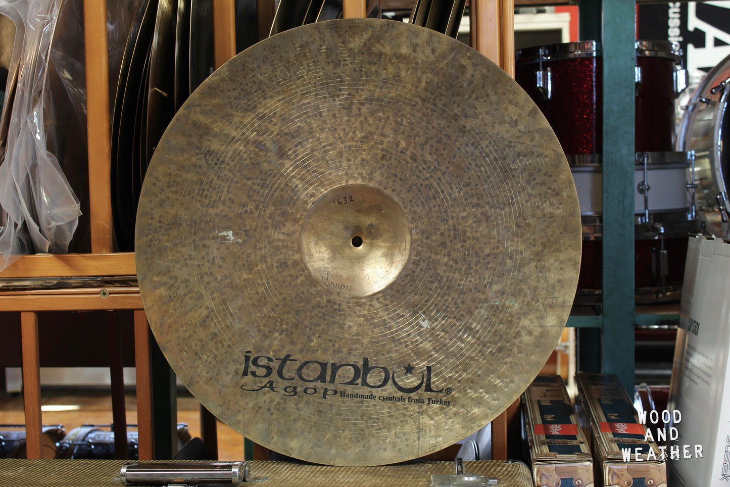 Used Istanbul Agop 21" Special Edition Jazz Ride Cymbal 1632g