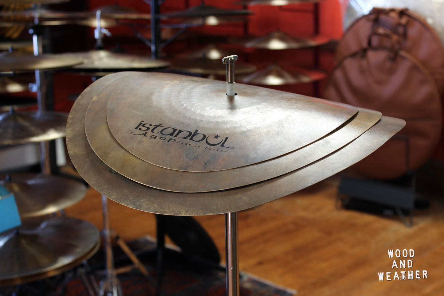 Used Istanbul Agop Clap Stack 11/13/15" Cymbal Trio