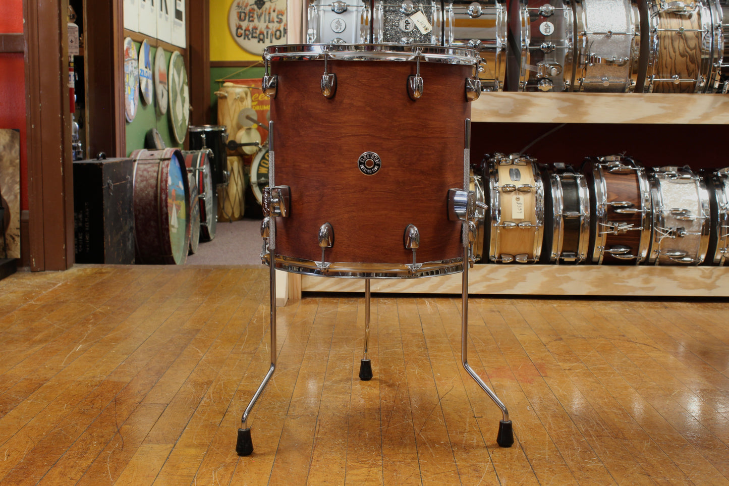Gretsch Catalina Club Outfit in Satin Walnut Glaze 14x20 8x12 14x14 5x14