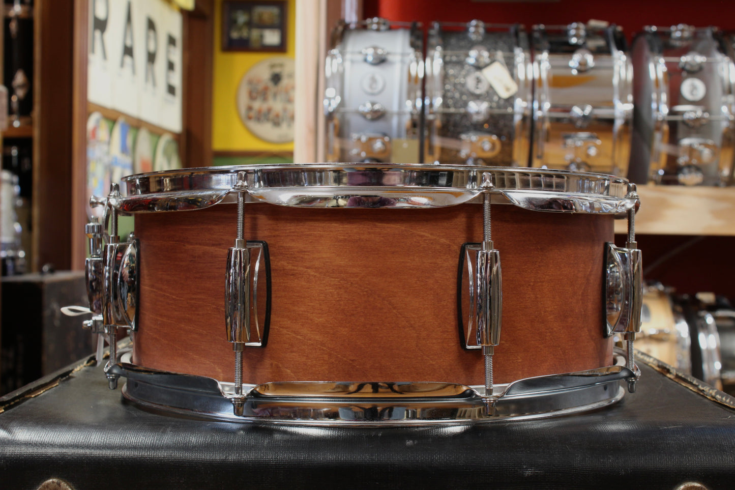 Gretsch Catalina Club Outfit in Satin Walnut Glaze 14x20 8x12 14x14 5x14
