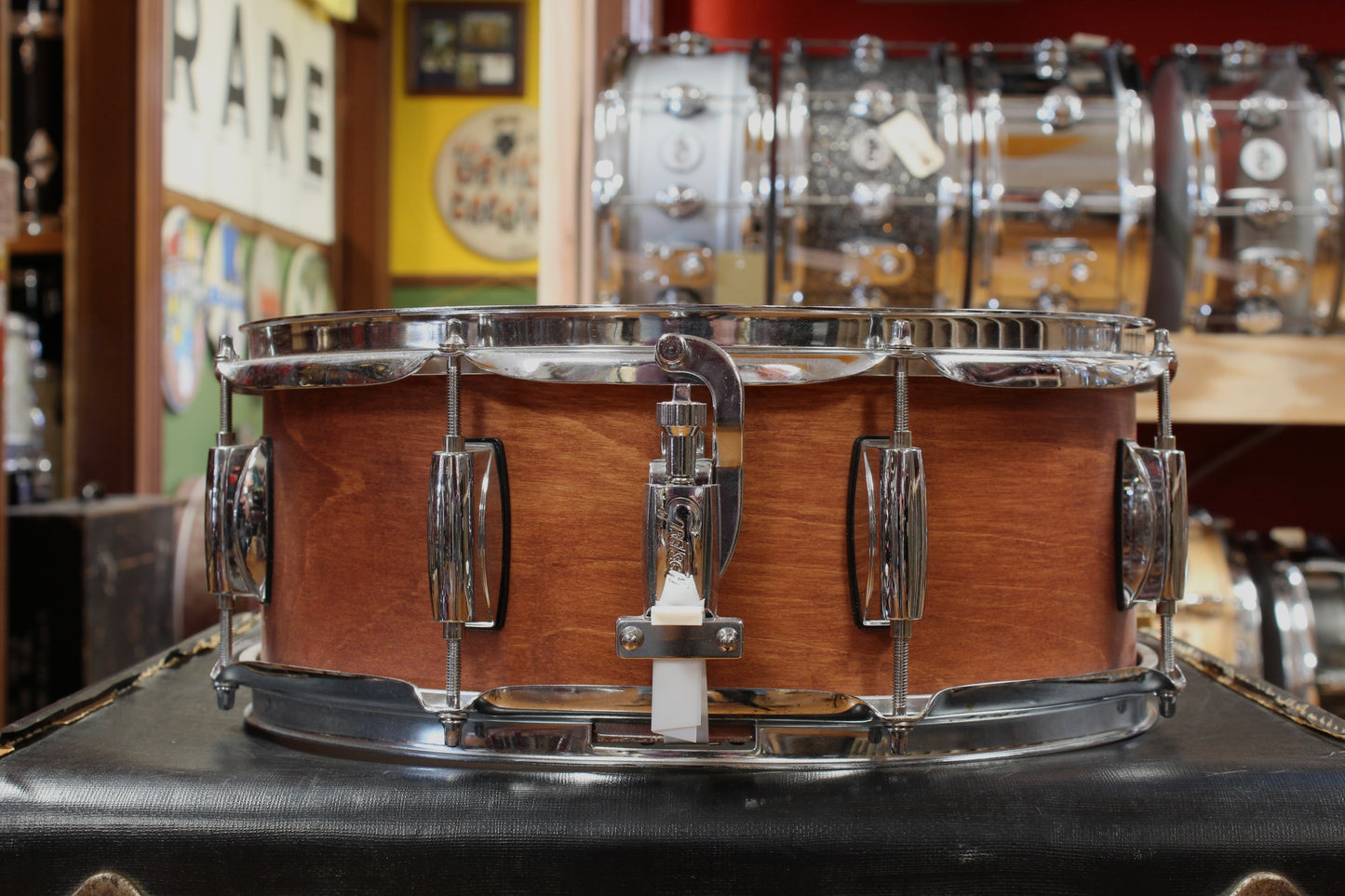 Gretsch Catalina Club Outfit in Satin Walnut Glaze 14x20 8x12 14x14 5x14