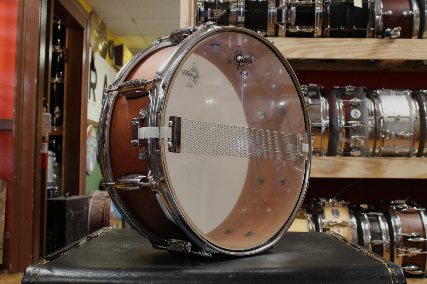 Gretsch Catalina Club Outfit in Satin Walnut Glaze 14x20 8x12 14x14 5x14