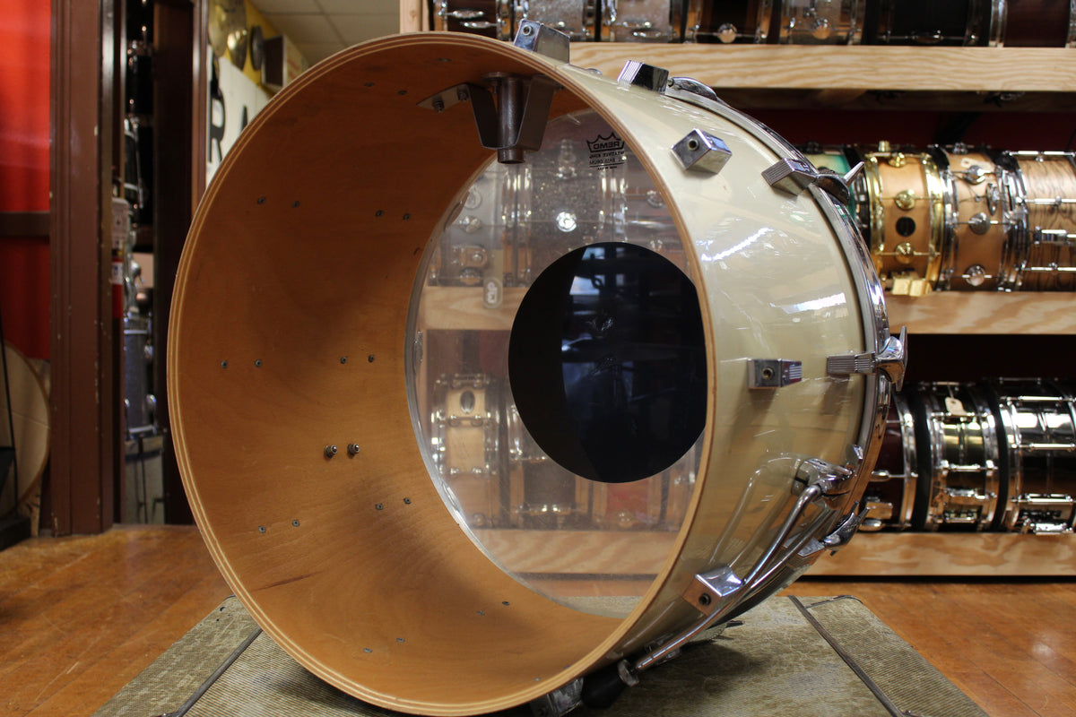 1970s Sonor Phonic Outfit in Metallic Silver 16x22 9x13 10x14 16x16