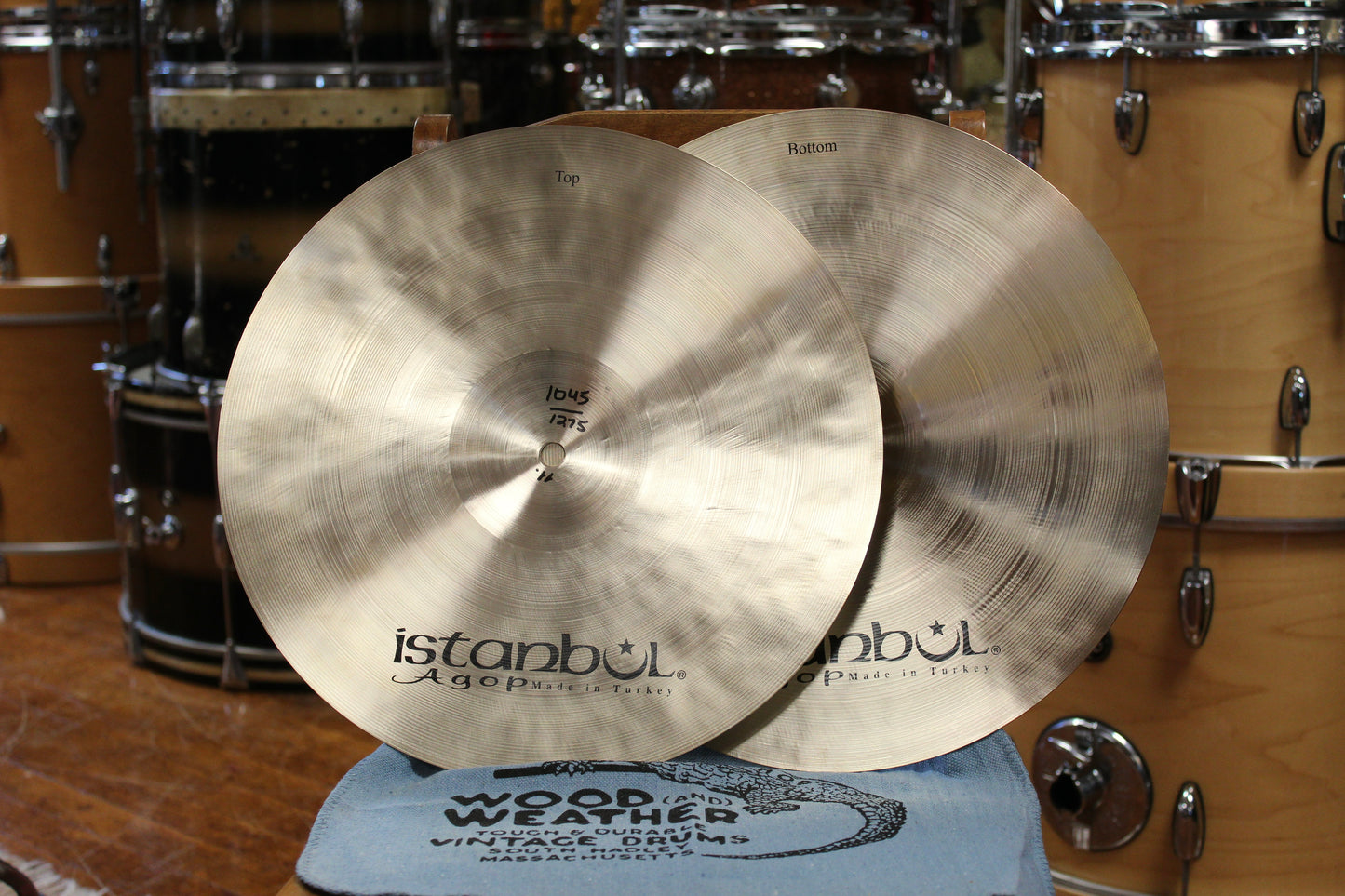 Istanbul Agop 14" Xist Natural Hi-Hats 1045/1275g