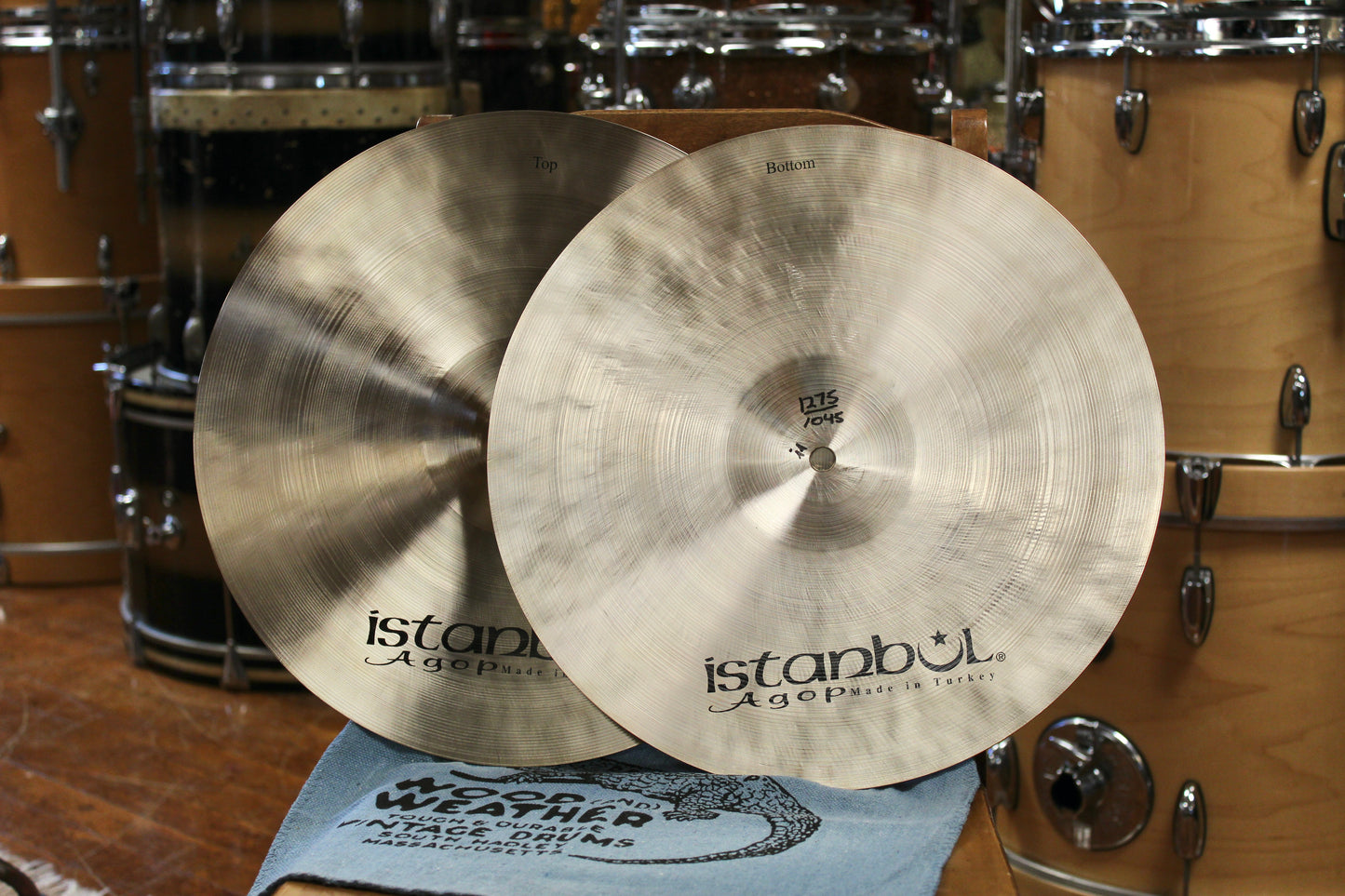 Istanbul Agop 14" Xist Natural Hi-Hats 1045/1275g