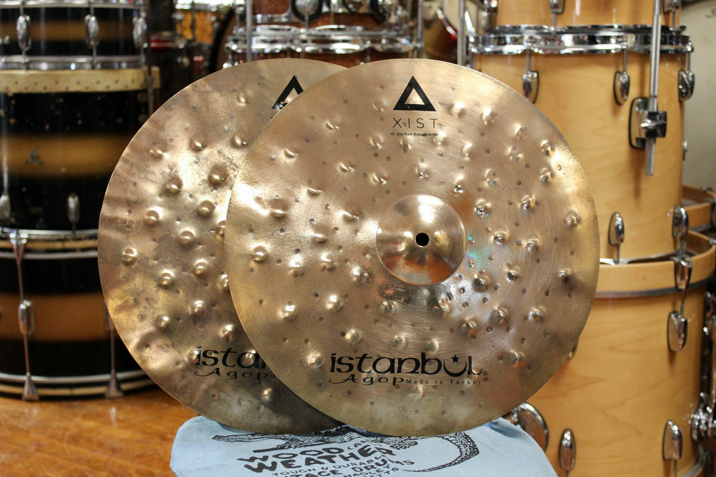 Istanbul Agop 15" Xist Dry Dark Brilliant Hi-Hats 686/1056g