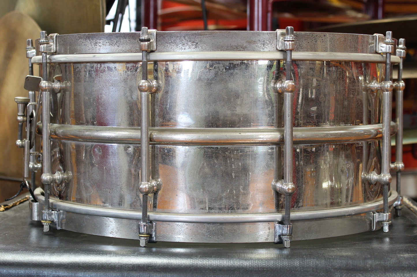 1920's Ludwig 6.5"x15" Nickel Over Brass Snare Drum