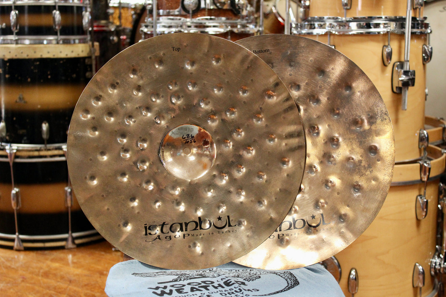 Istanbul Agop 15" Xist Dry Dark Brilliant Hi-Hats 686/1056g