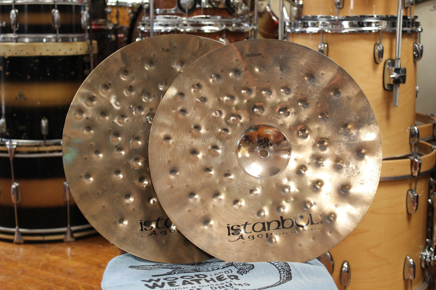 Istanbul Agop 15" Xist Dry Dark Brilliant Hi-Hats 686/1056g