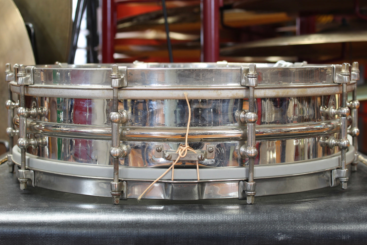 1920's Ludwig 4"x15" Nickel over Brass Snare Drum