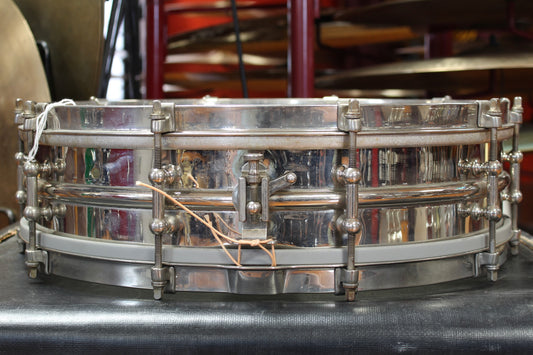 1920's Ludwig 4"x15" Nickel over Brass Snare Drum