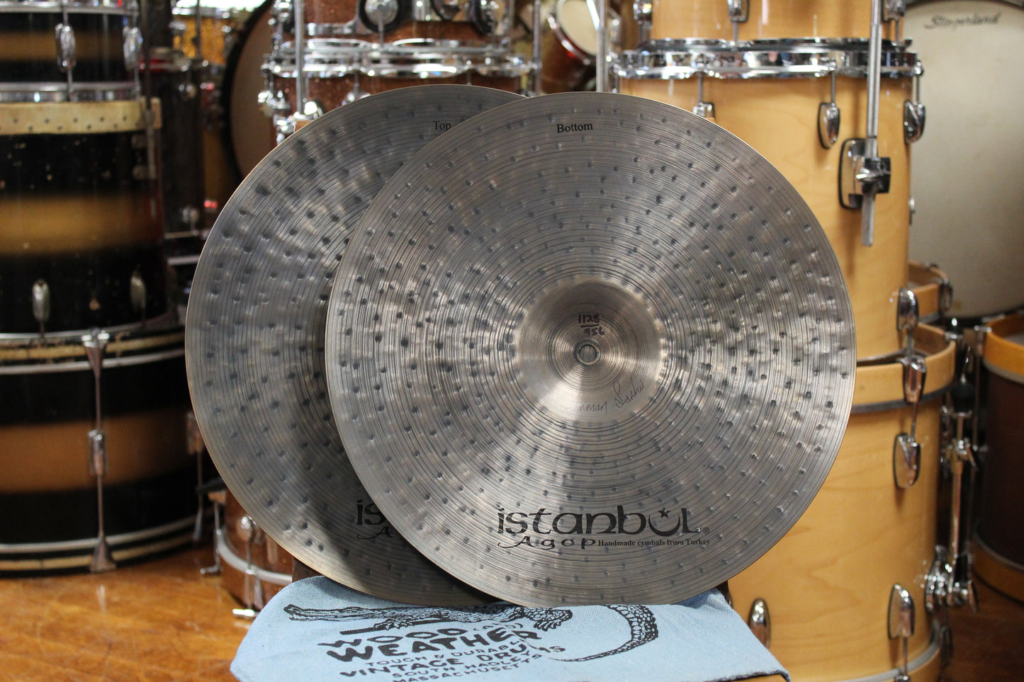 Istanbul Agop 15" Cindy Blackman Signature OM Hi-Hats 956/1128g