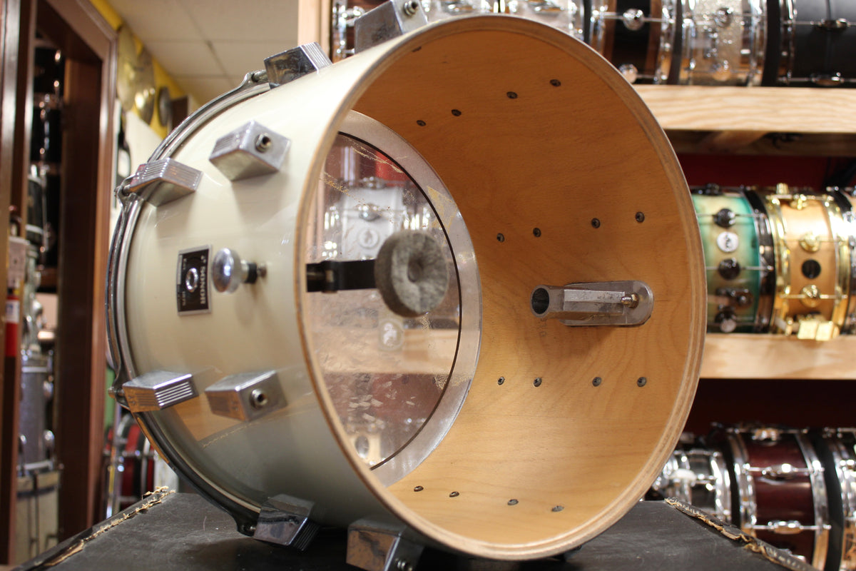 1970s Sonor Phonic Outfit in Metallic Silver 16x22 9x13 10x14 16x16