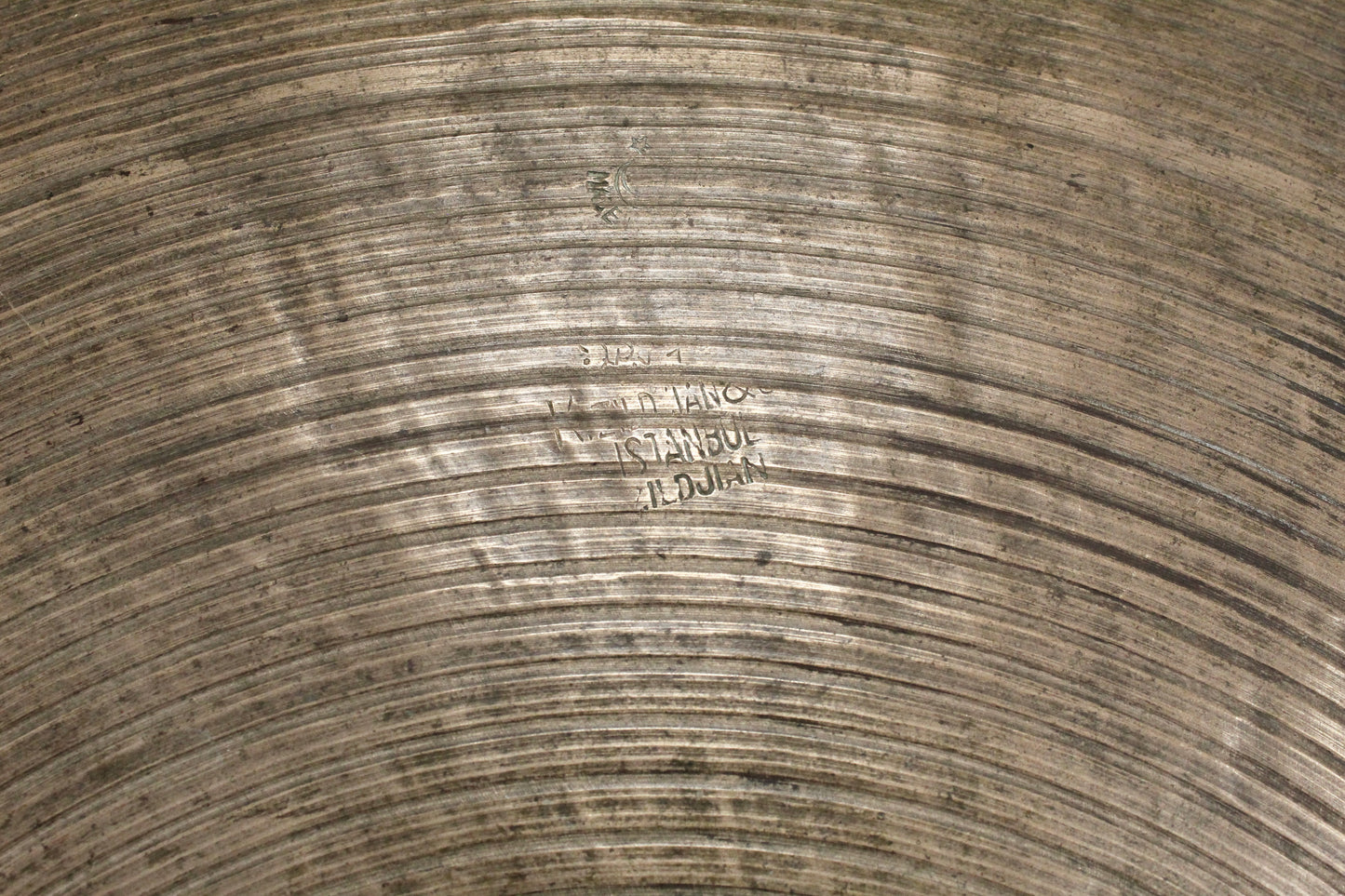 1959-66 K. Zildjian 20" Intermediate Stamp Ride 2443g