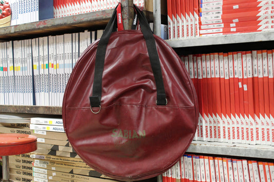 1980's Sabian 22" Cymbal Bag Burgundy