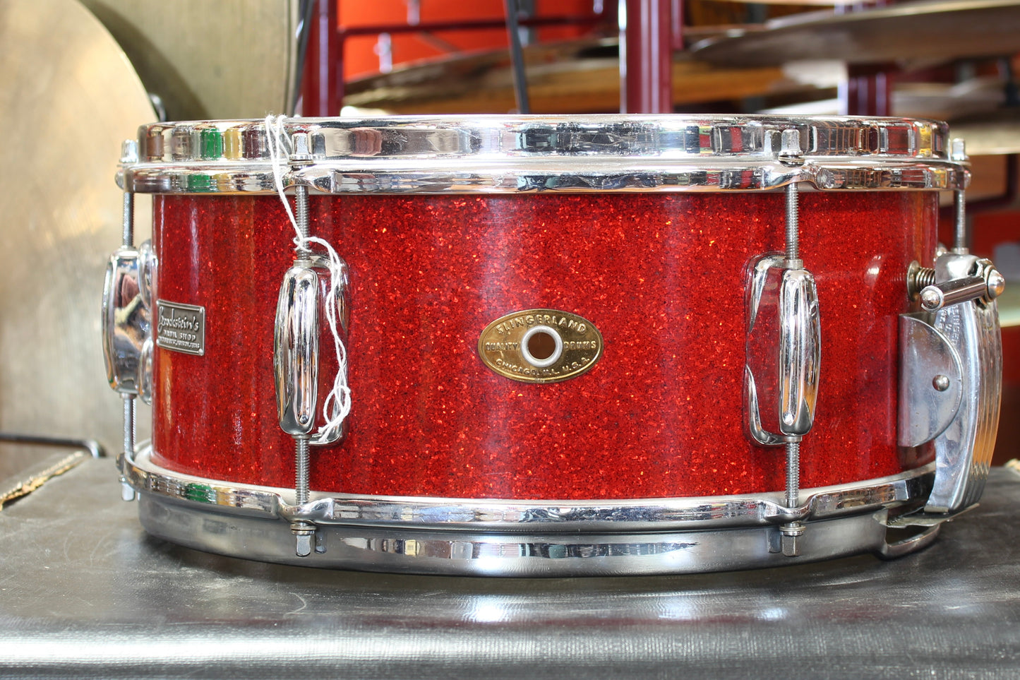 1950's Slingerland 5"x13" Snare Drum in Red Sparkle