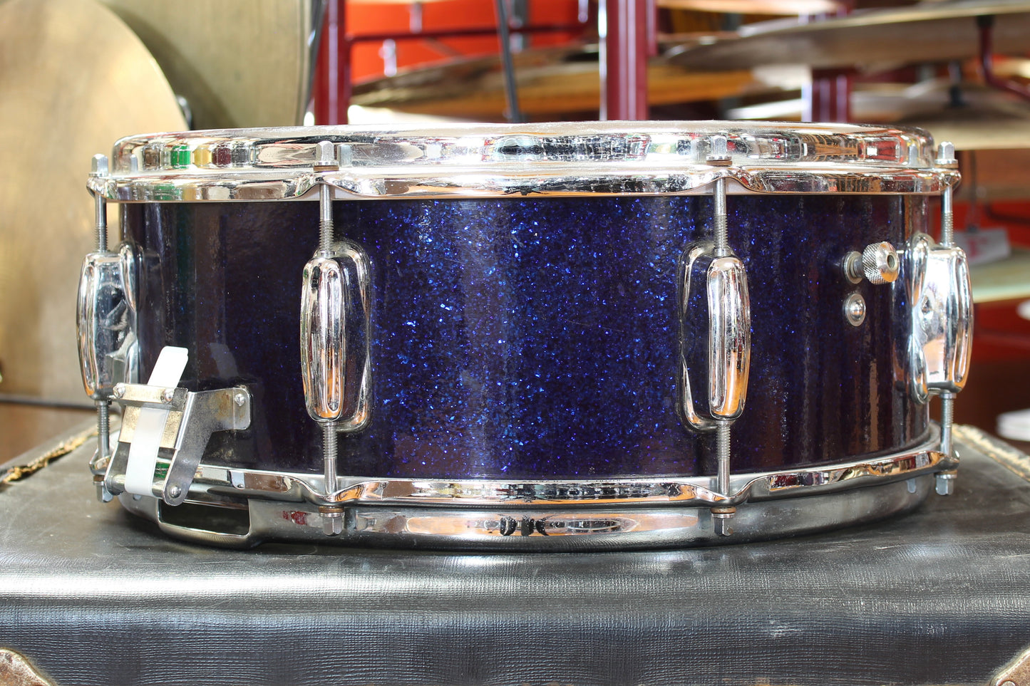 1960's Slingerland 5"x14" Snare Drum in Blue Sparkle