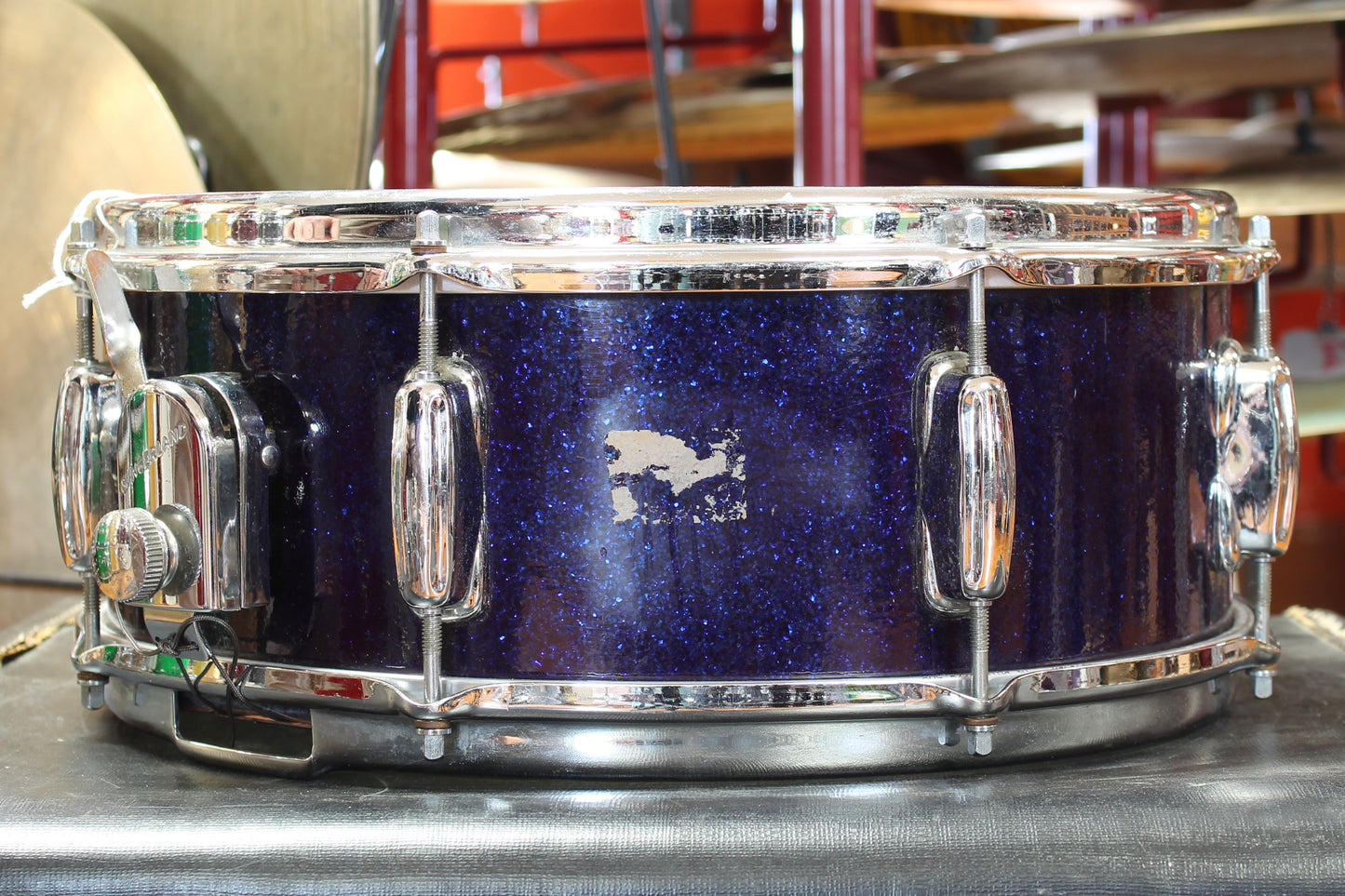 1960's Slingerland 5"x14" Snare Drum in Blue Sparkle