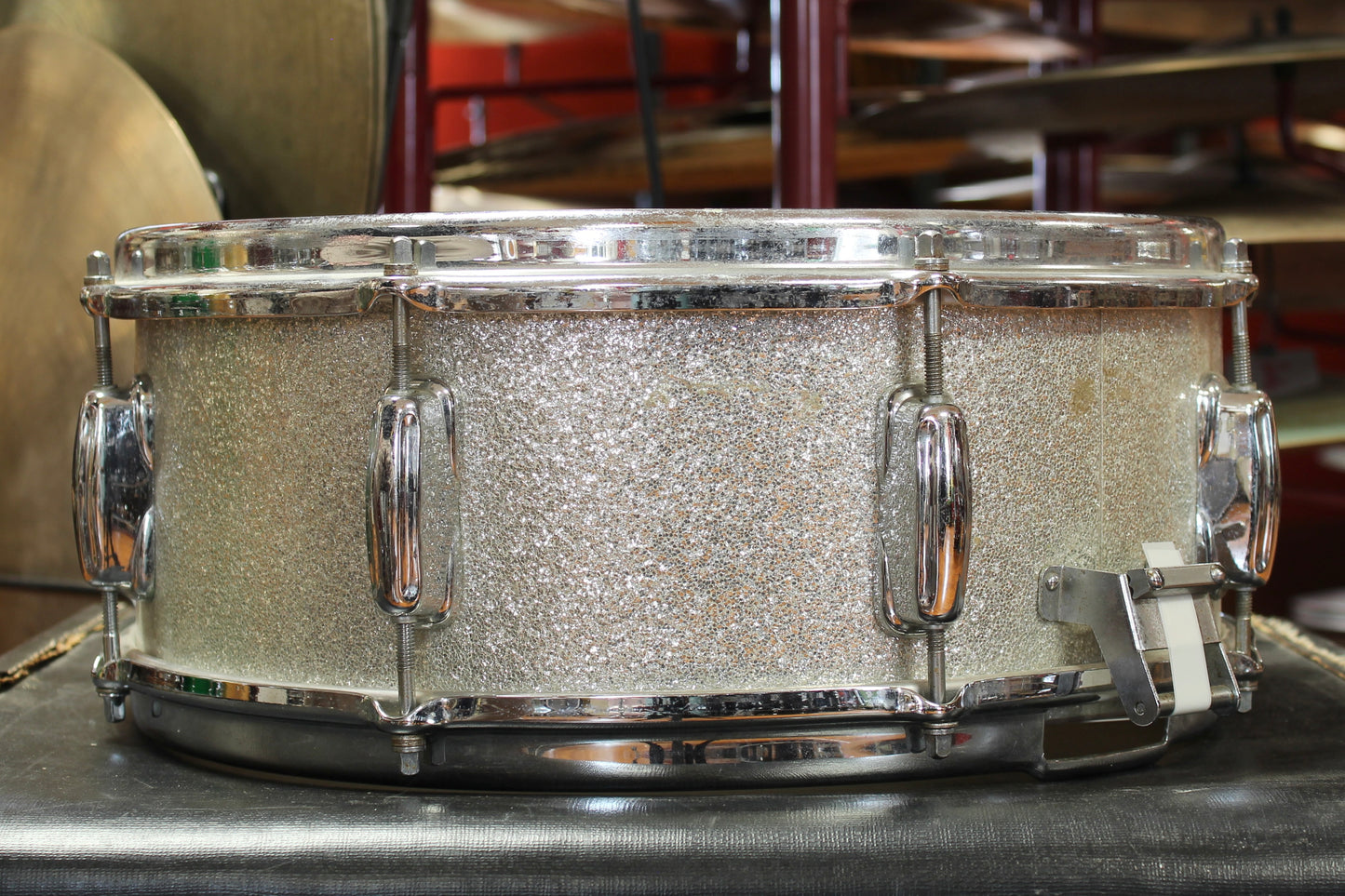 1960's Slingerland 5"x14" Snare Drum in Silver Sparkle