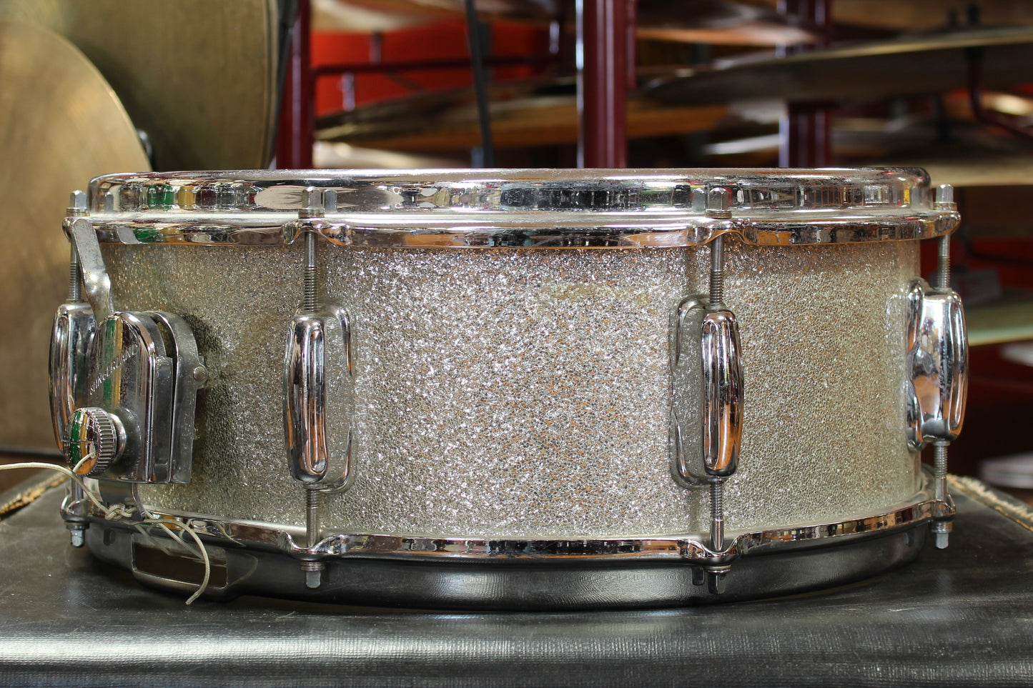 1960's Slingerland 5"x14" Snare Drum in Silver Sparkle