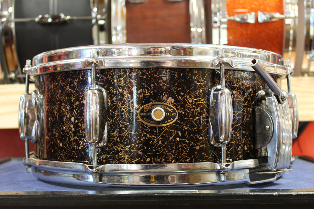 1950s Slingerland 5.5x14 Super Gene Krupa Radio King Snare Drum in Capri Pearl