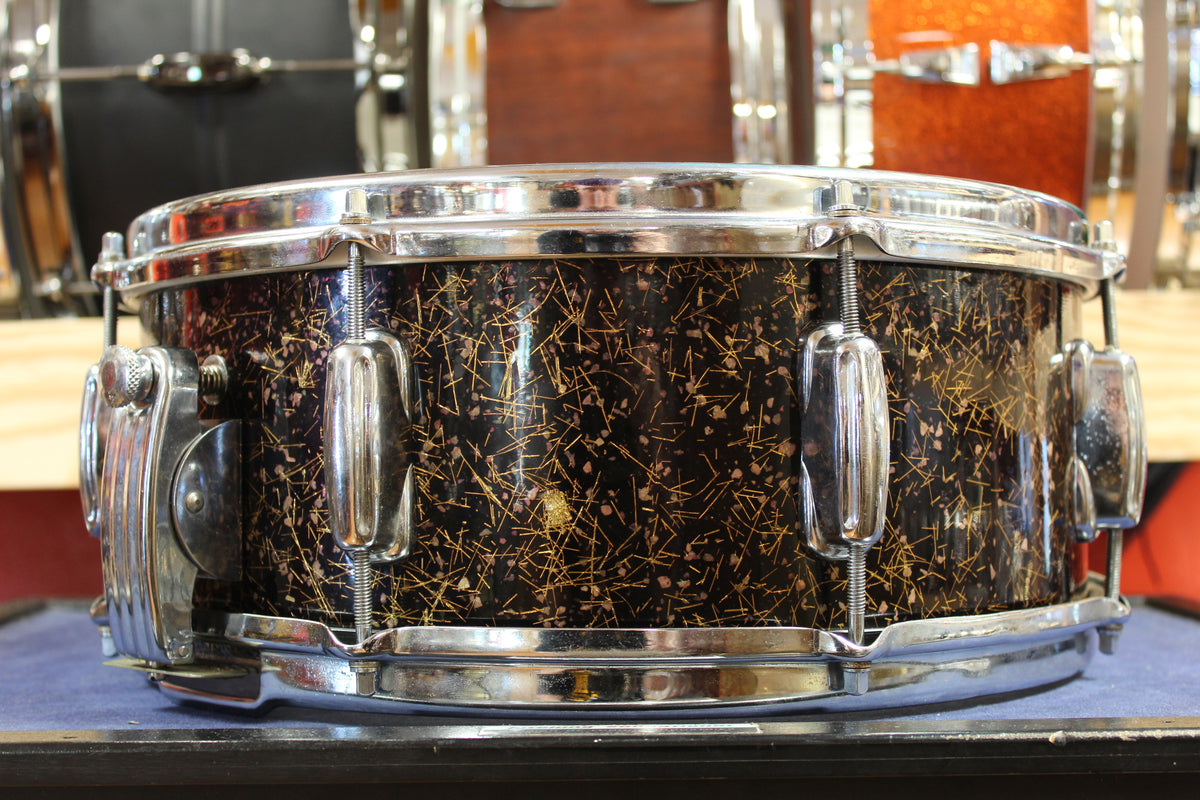1950s Slingerland 5.5x14 Super Gene Krupa Radio King Snare Drum in Capri Pearl