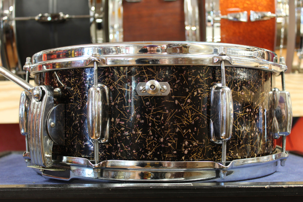 1950s Slingerland 5.5x14 Super Gene Krupa Radio King Snare Drum in Capri Pearl