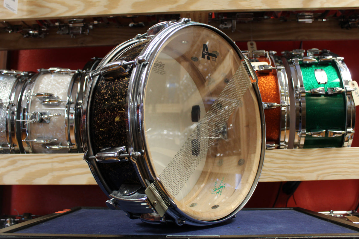 1950s Slingerland 5.5x14 Super Gene Krupa Radio King Snare Drum in Capri Pearl