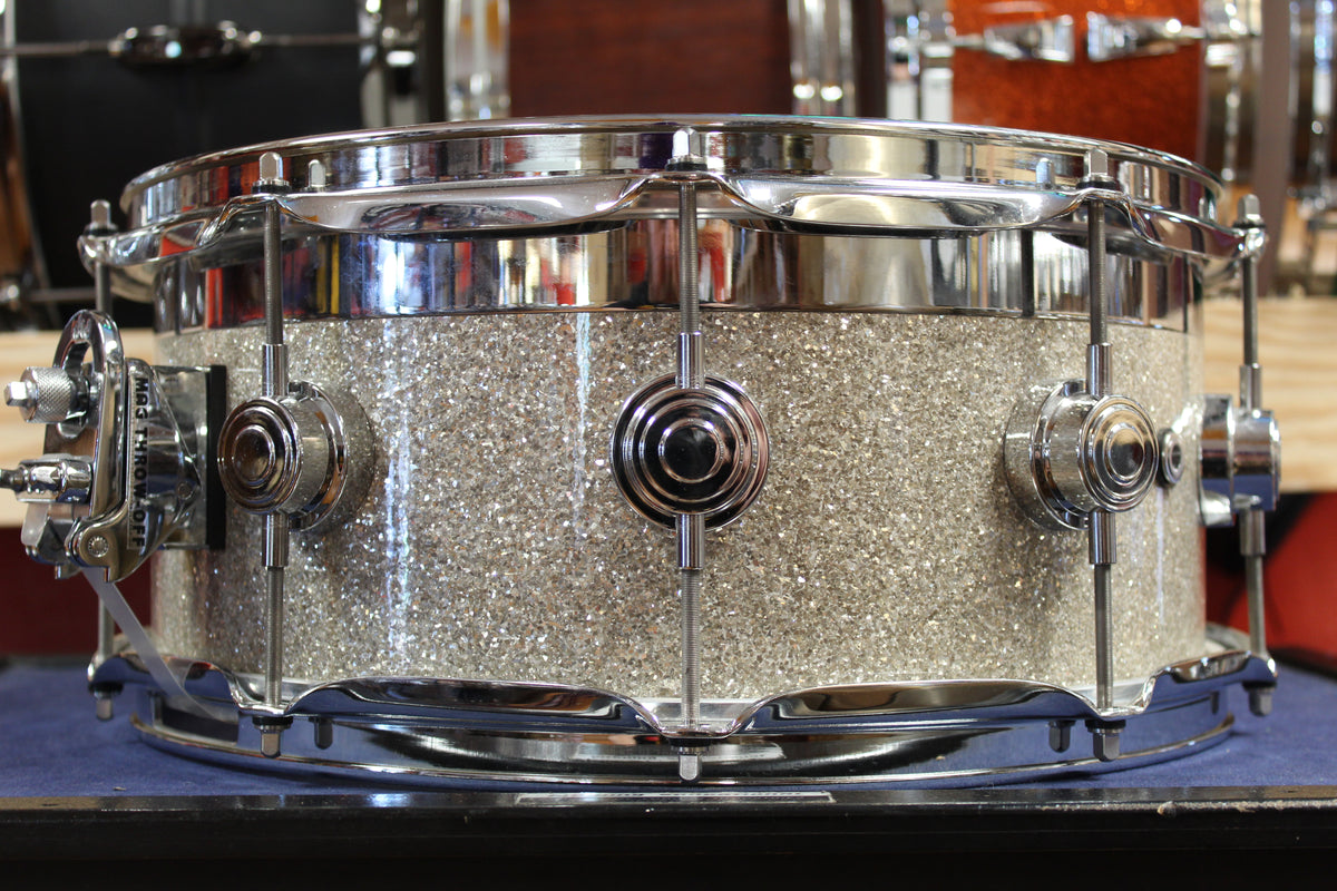 DW Collector's Series 6x14 Top Edge Snare Drum in Broken Glass