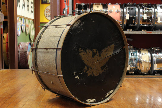 1930s Ludwig and Ludwig 14x27.5 Bass Drum in Stipelgold