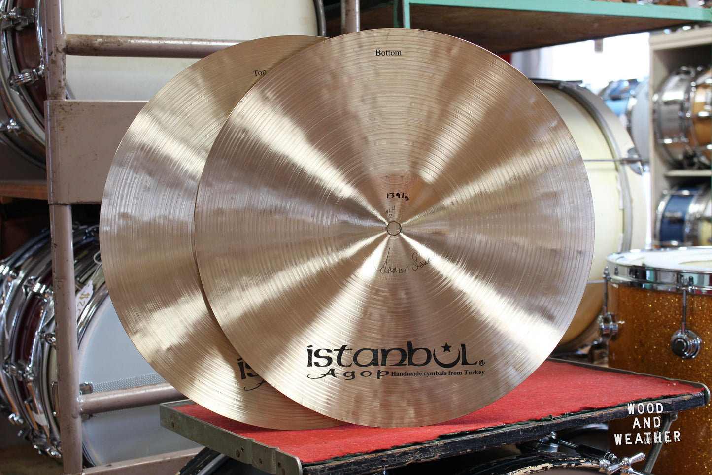 Istanbul Agop 16" Traditional Medium Hi-Hats 1183/1391g