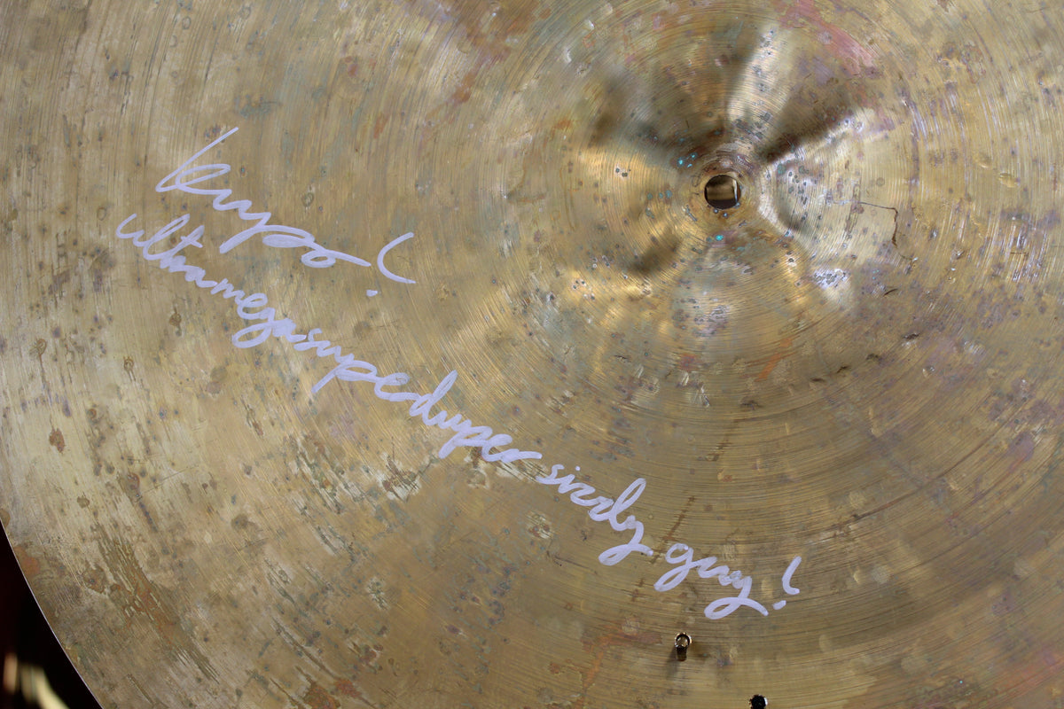 Kupo Cymbals 22" Crumply Bell Ultramegasuperdupersizzly Ride 2584g
