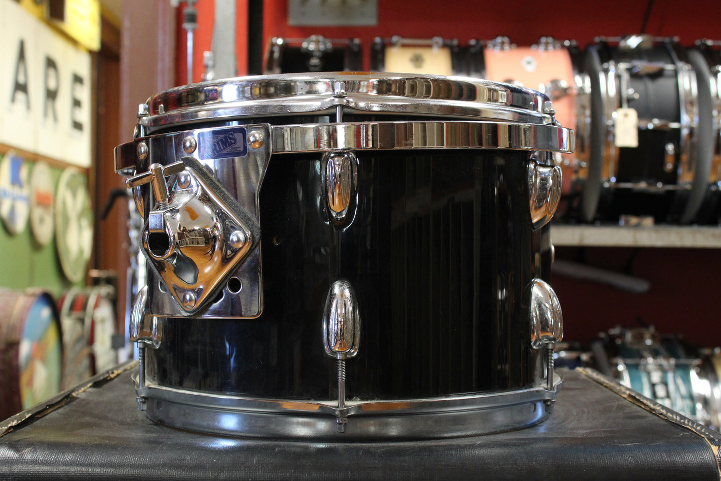 1970 Slingerland Gene Krupa Deluxe Outfit in Black Beauty 14x22 9x13 16x16