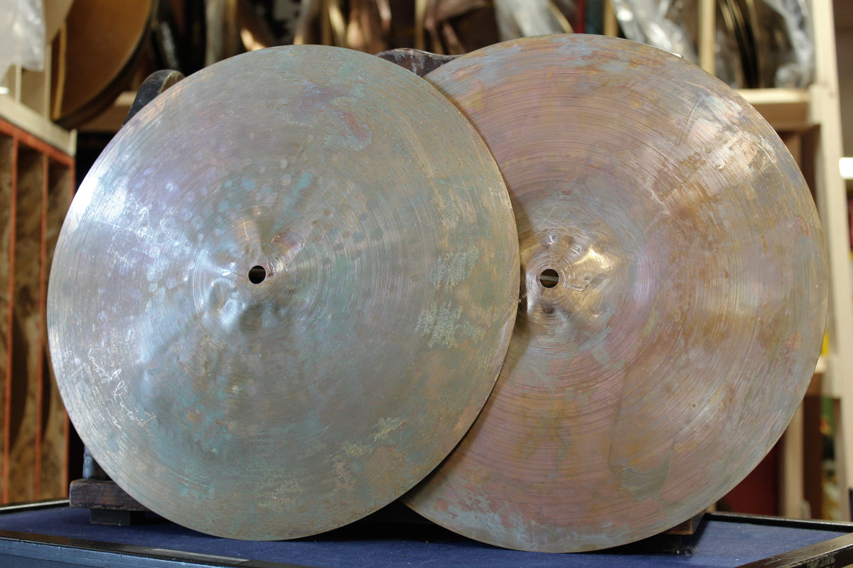 Kupo Cymbals 14" Crumply Bell China Hi Hat Cymbals 774g/777g