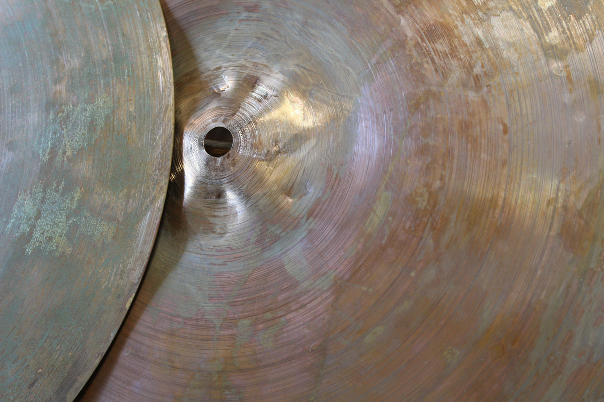 Kupo Cymbals 14" Crumply Bell China Hi Hat Cymbals 774g/777g