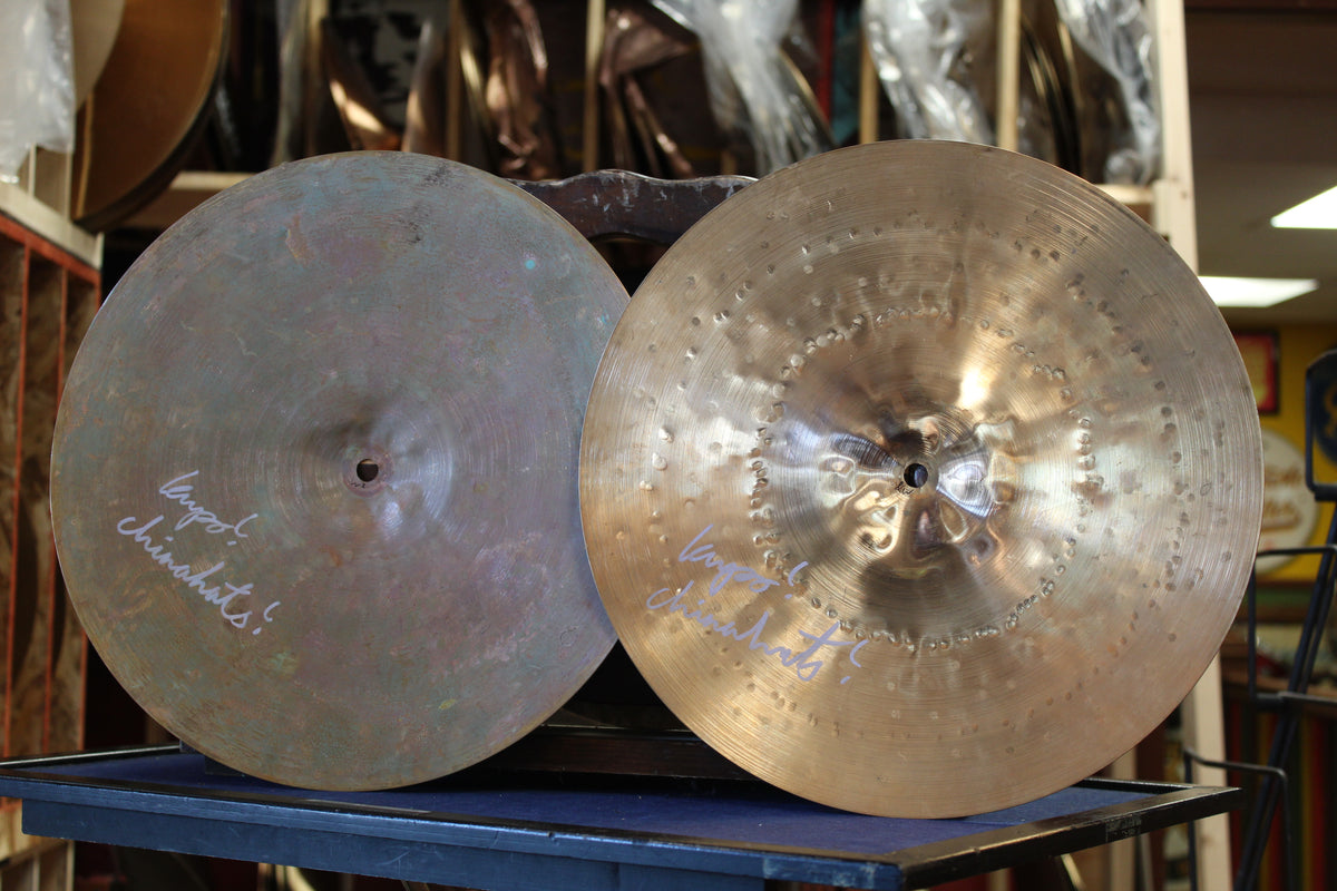 Kupo Cymbals 14" Crumply Bell China Hi Hat Cymbals 774g/777g