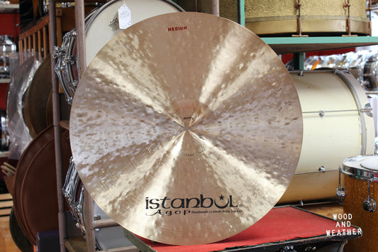 Istanbul Agop 22" Traditional Medium Jazz Ride 2404g